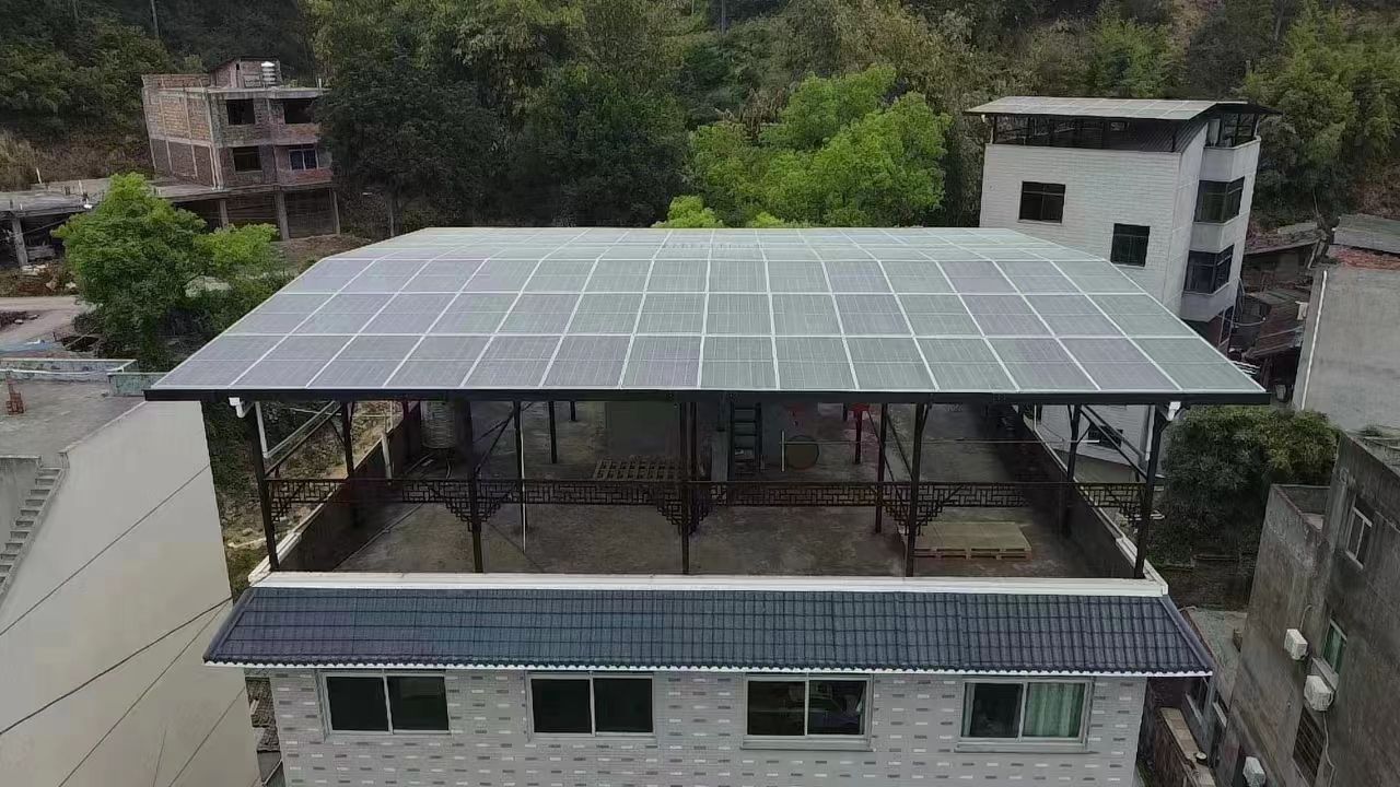 昆明15kw+10kwh自建别墅家庭光伏储能系统